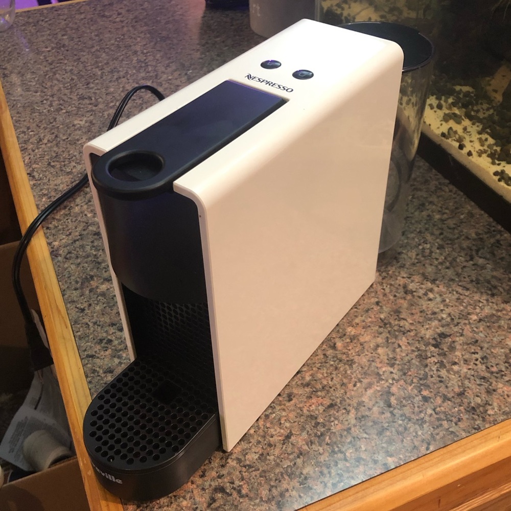 Nesspresso Essenza Mini with Pod Tower